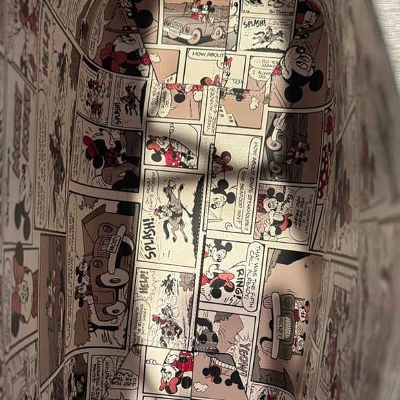 Kate Spade Reversible Black Tote with Minnie Mouse Design - Picture 9 of 12